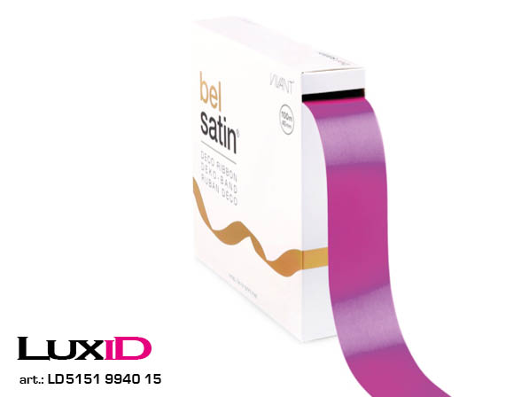 Bel satin 15 magenta 40mm x 100m